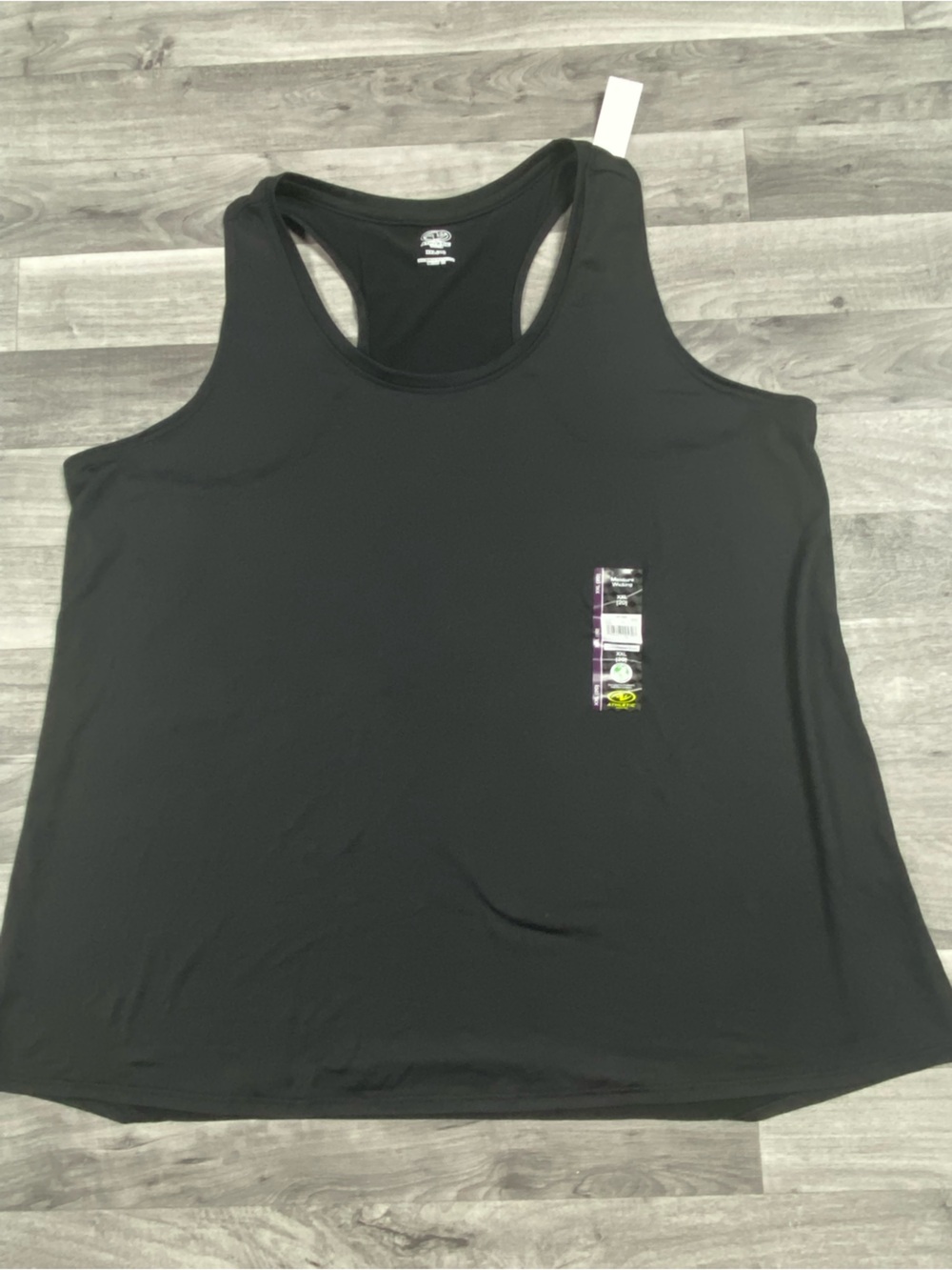 Athletic Works Black Kids Racerback One-Piece Bodysuit